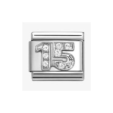 Classic Silvershine 15 CZ Charm