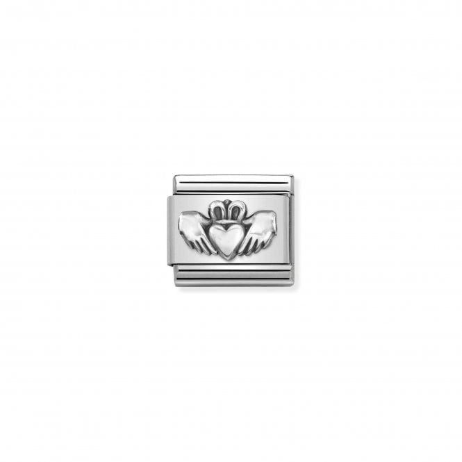 NOMINATION ITALY Classic Silvershine Claddagh Charm