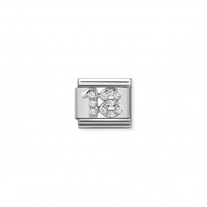NOMINATION ITALY Classic Silvershine CZ 18 Charm