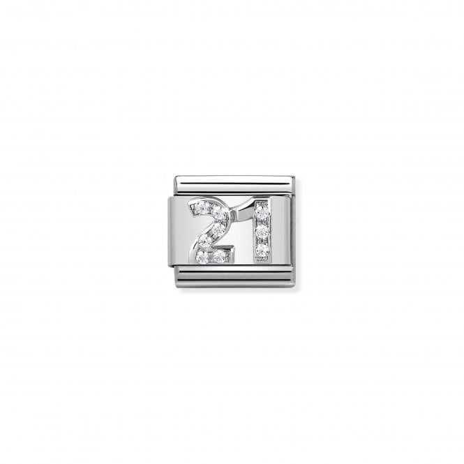 NOMINATION ITALY Classic Silvershine CZ 21 Charm