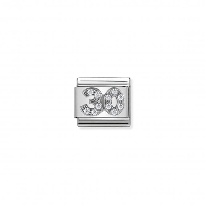 NOMINATION ITALY Classic Silvershine CZ 30 Charm