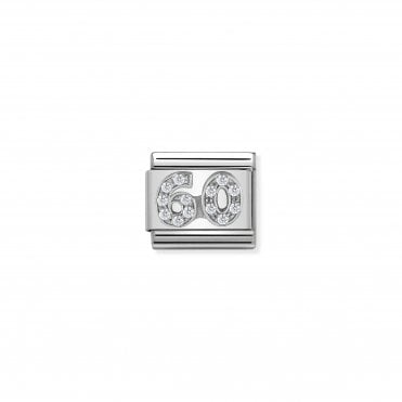 Classic Silvershine CZ 60 Charm