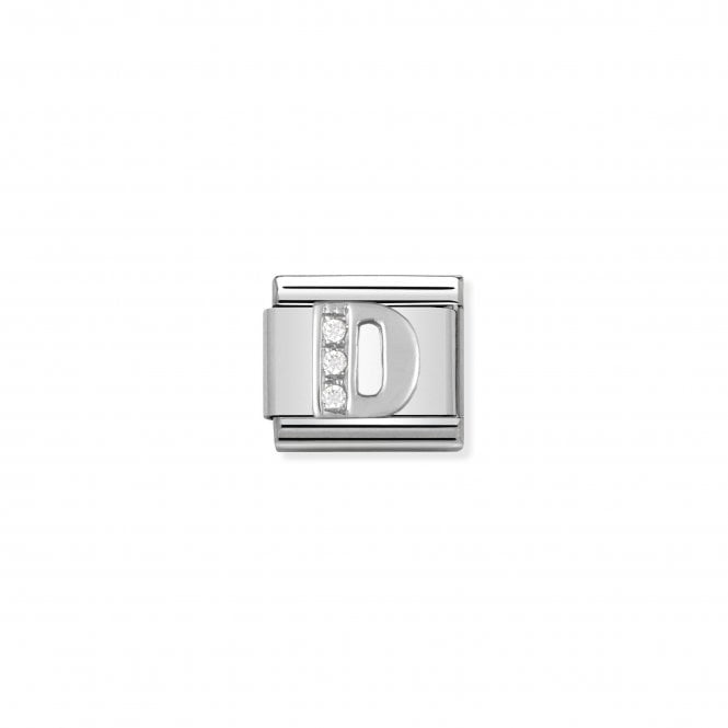 NOMINATION ITALY Classic Silvershine Letter D Charm
