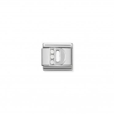Classic Silvershine Letter D Charm