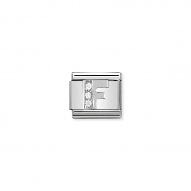 NOMINATION ITALY Classic Silvershine Letter F Charm