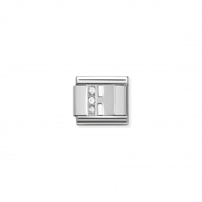 NOMINATION ITALY Classic Silvershine Letter H Charm