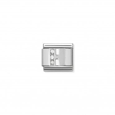 Classic Silvershine Letter H Charm