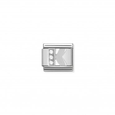 Classic Silvershine Letter K Charm