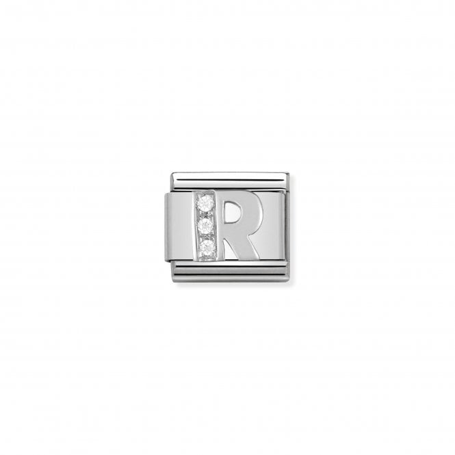 NOMINATION ITALY Classic Silvershine Letter R Charm