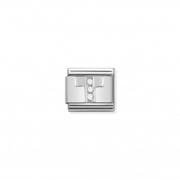 Classic Silvershine Letter T Charm