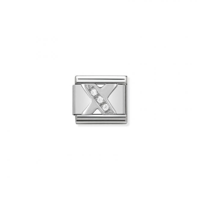 NOMINATION ITALY Classic Silvershine Letter X Charm