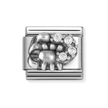 Classic Silvershine Zodiac CZ Scorpio Charm