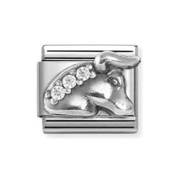 Classic Silvershine Zodiac CZ Taurus Charm