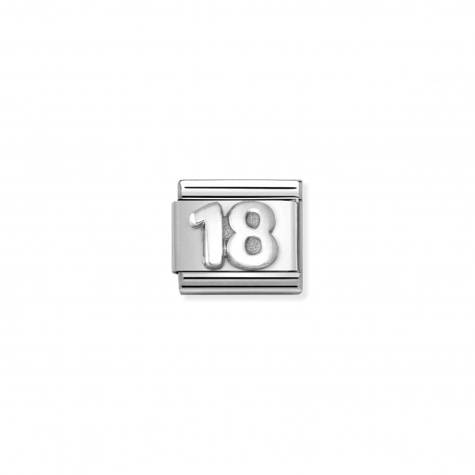 NOMINATION ITALY Classic Stainless Steel Oxidised 18 Charm