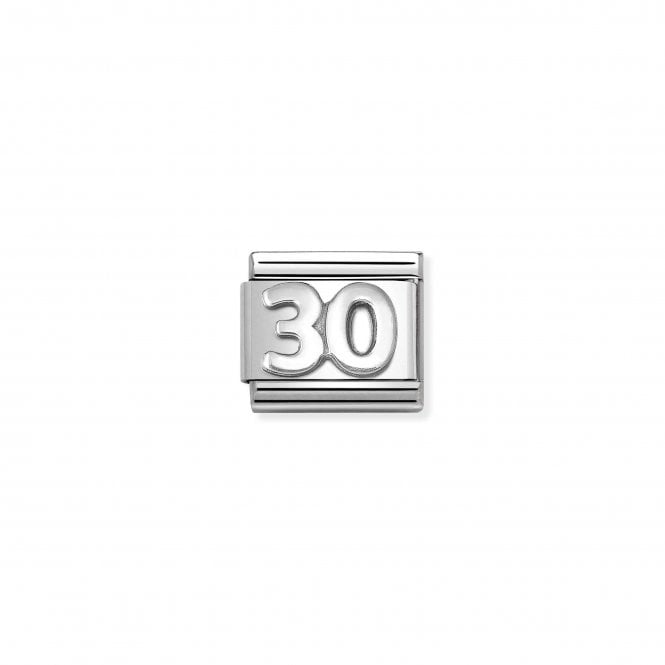 NOMINATION ITALY Classic Stainless Steel Oxidised 30 Charm