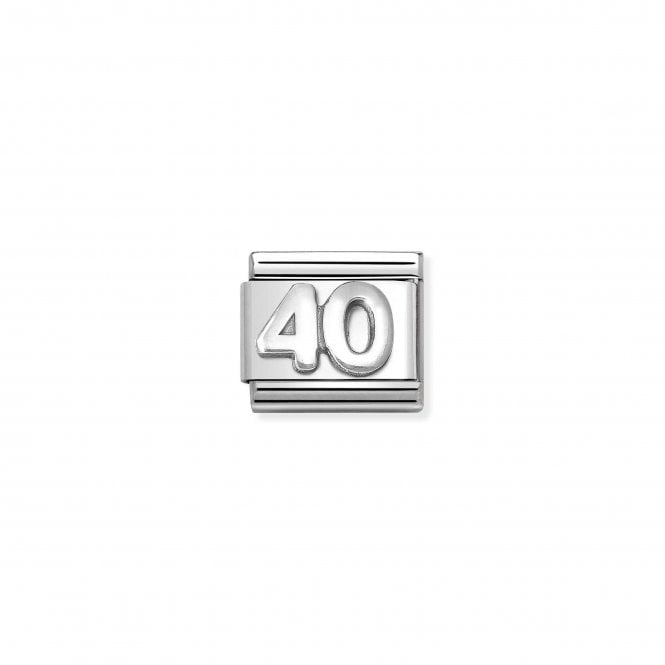 NOMINATION ITALY Classic Stainless Steel Oxidised 40 Charm