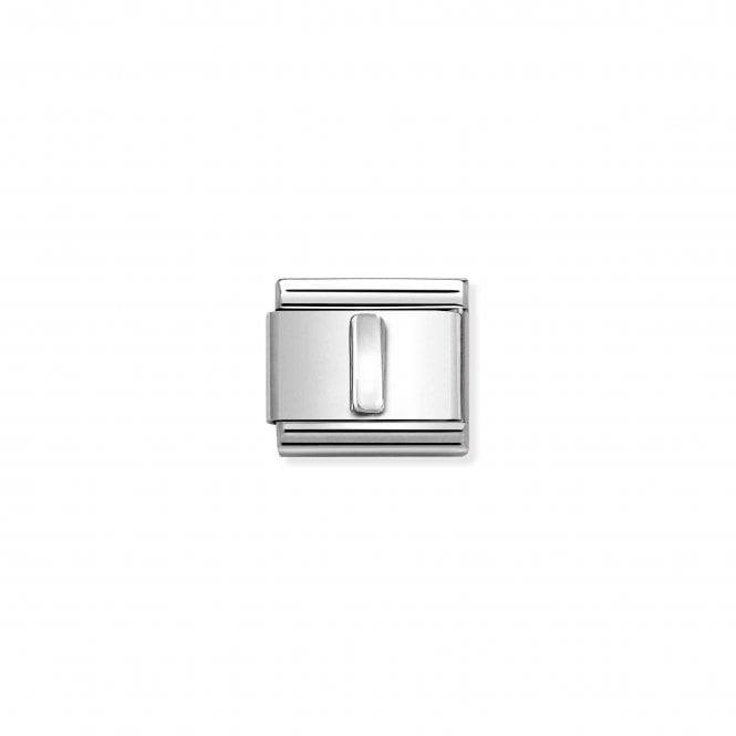 NOMINATION ITALY Classic Stainless Steel Oxidised Letter I Charm