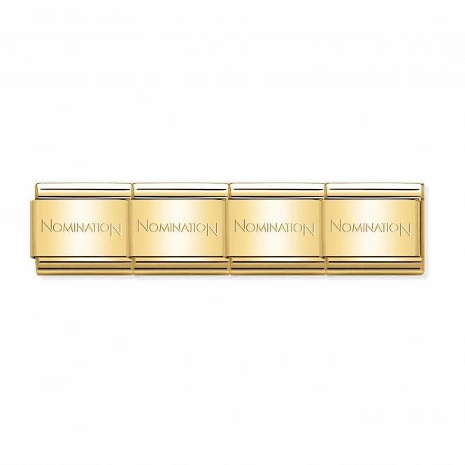 NOMINATION ITALY Classic Stainless Steel Yellow Gold Base Bracelet