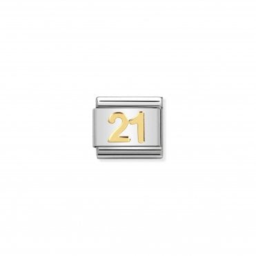 Classic Yellow Gold 21 Charm