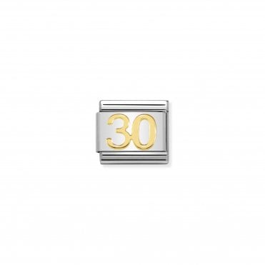 Classic Yellow Gold 30 Charm