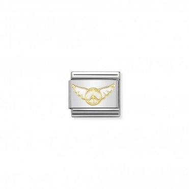Classic Yellow Gold Angel of Inner Peace Charm