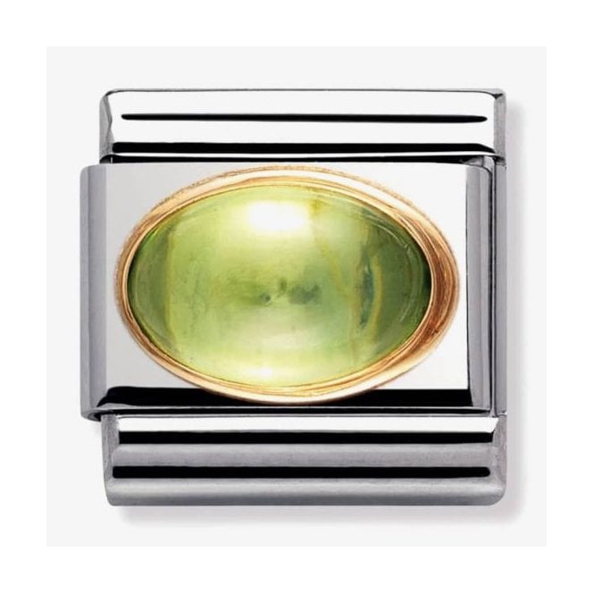NOMINATION ITALY Classic Yellow Gold August Birthstone Charm