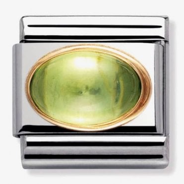 Classic Yellow Gold August Birthstone Charm