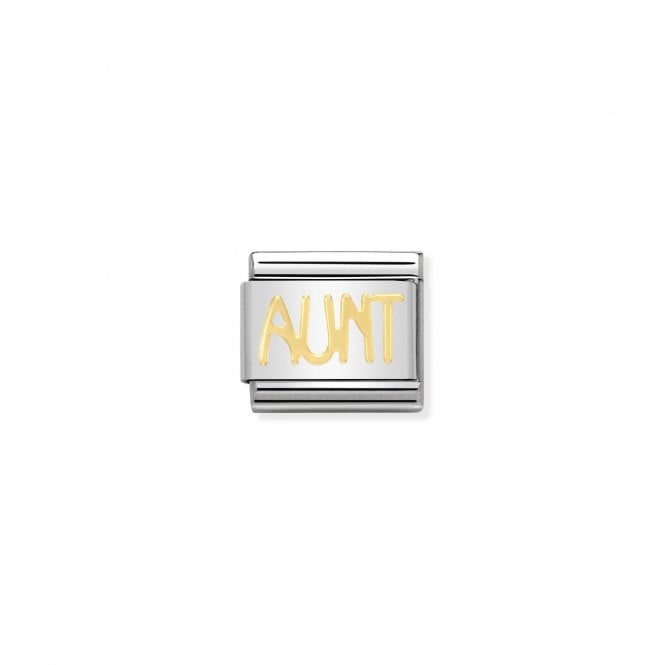 NOMINATION ITALY Classic Yellow Gold Aunt Charm