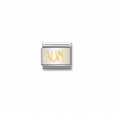 Classic Yellow Gold Aunt Charm