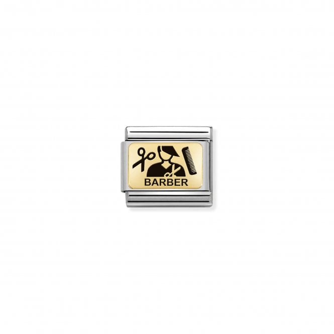NOMINATION ITALY Classic Yellow Gold Barber Charm