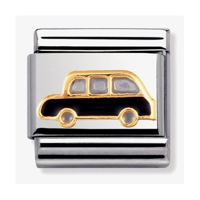 NOMINATION ITALY Classic Yellow Gold Black Cab Charm