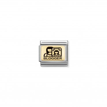 Classic Yellow Gold Blogger Charm