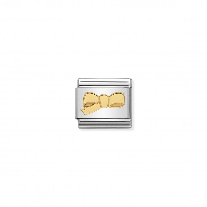 NOMINATION ITALY Classic Yellow Gold Bow Cherie Charm