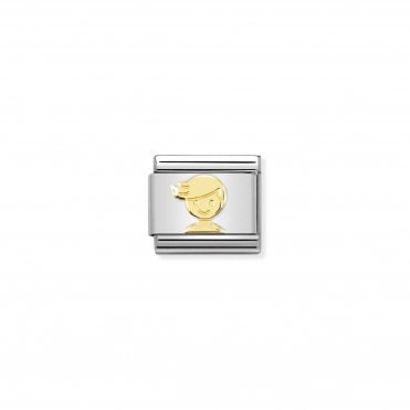 Classic Yellow Gold Boy Charm