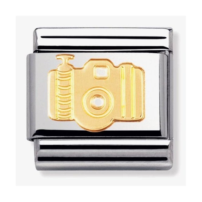 NOMINATION ITALY Classic Yellow Gold Camera Charm