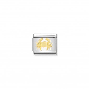 Classic Yellow Gold Cancer Charm