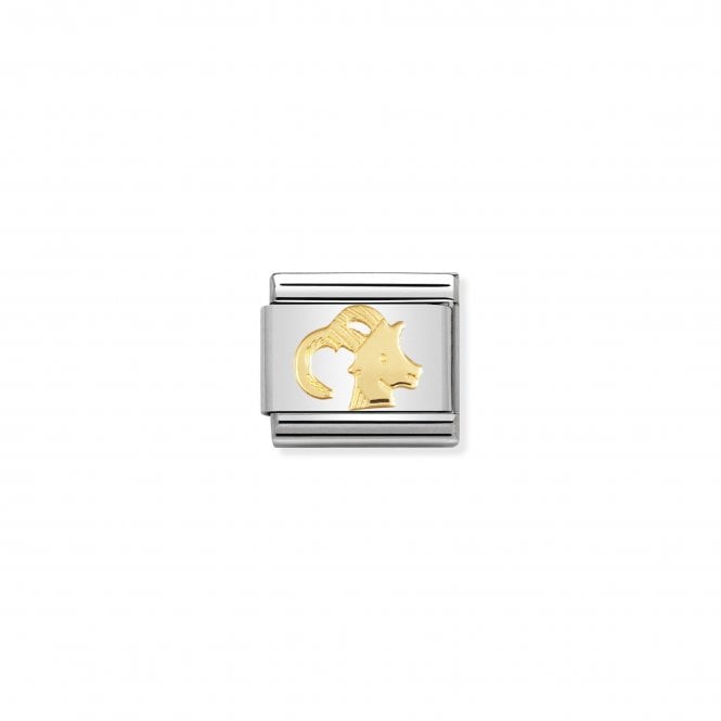 NOMINATION ITALY Classic Yellow Gold Capricorn Charm