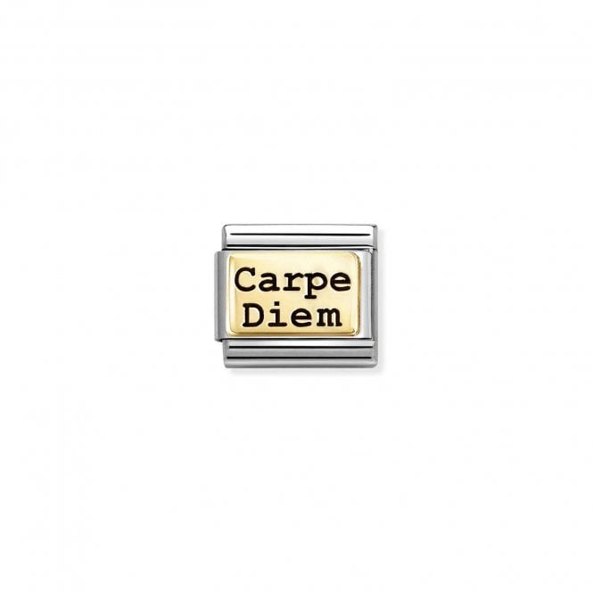 NOMINATION ITALY Classic Yellow Gold Carpe Diem Charm