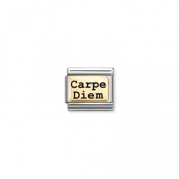 Classic Yellow Gold Carpe Diem Charm