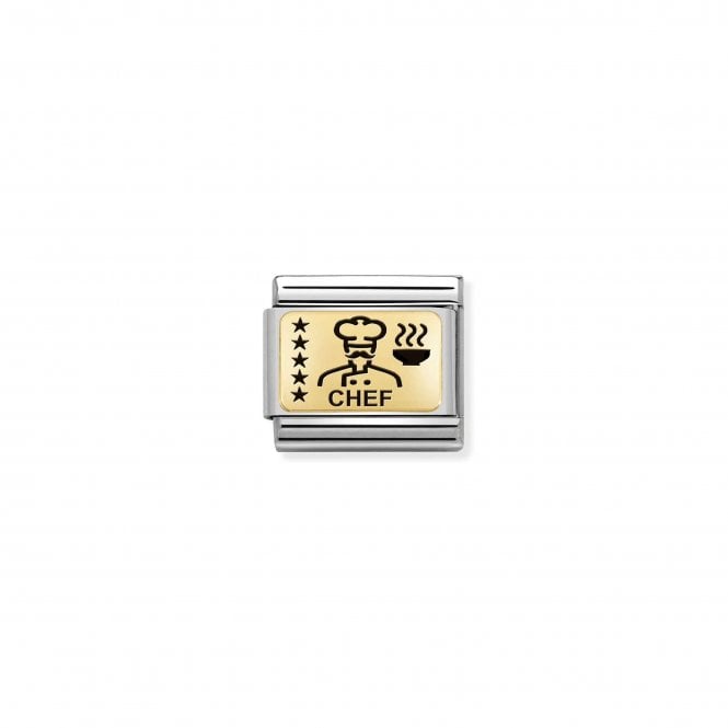 NOMINATION ITALY Classic Yellow Gold Chef Charm