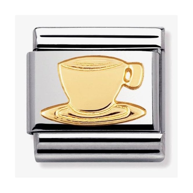 NOMINATION ITALY Classic Yellow Gold Coffee Cup Charm