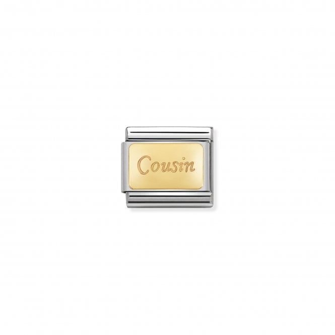 NOMINATION ITALY Classic Yellow Gold Cousin Charm