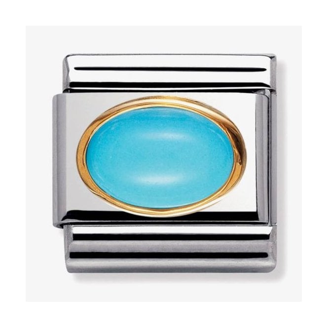 NOMINATION ITALY Classic Yellow Gold December Birthstone Charm