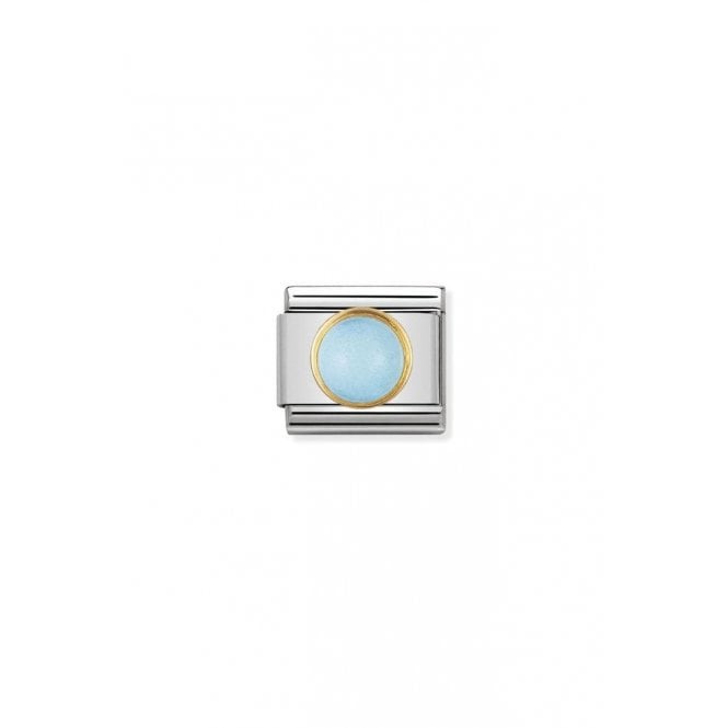 NOMINATION ITALY Classic Yellow Gold December Round Birthstone Charm