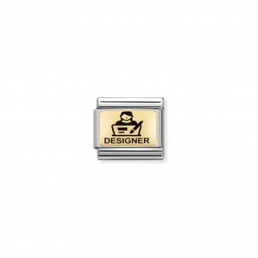 Classic Yellow Gold Designer Charm