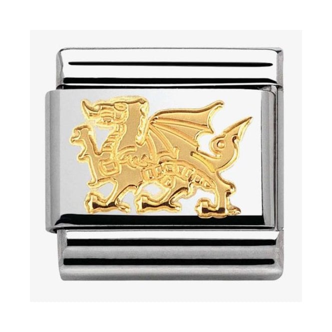 NOMINATION ITALY Classic Yellow Gold Dragon Charm