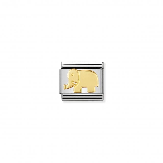 NOMINATION ITALY Classic Yellow Gold Elephant Charm