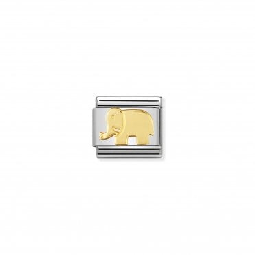 Classic Yellow Gold Elephant Charm