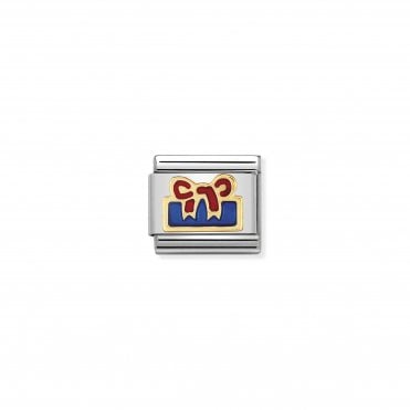 Classic Yellow Gold & Enamel Gift Charm