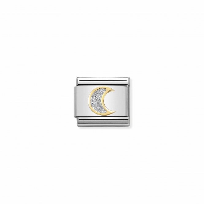 NOMINATION ITALY Classic Yellow Gold Glitter Moon Charm
